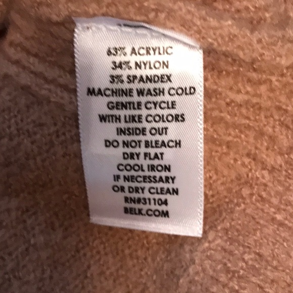 COPY - New w/tag, Turtleneck Sweater, Sz L, Camel… - Picture 5 of 7